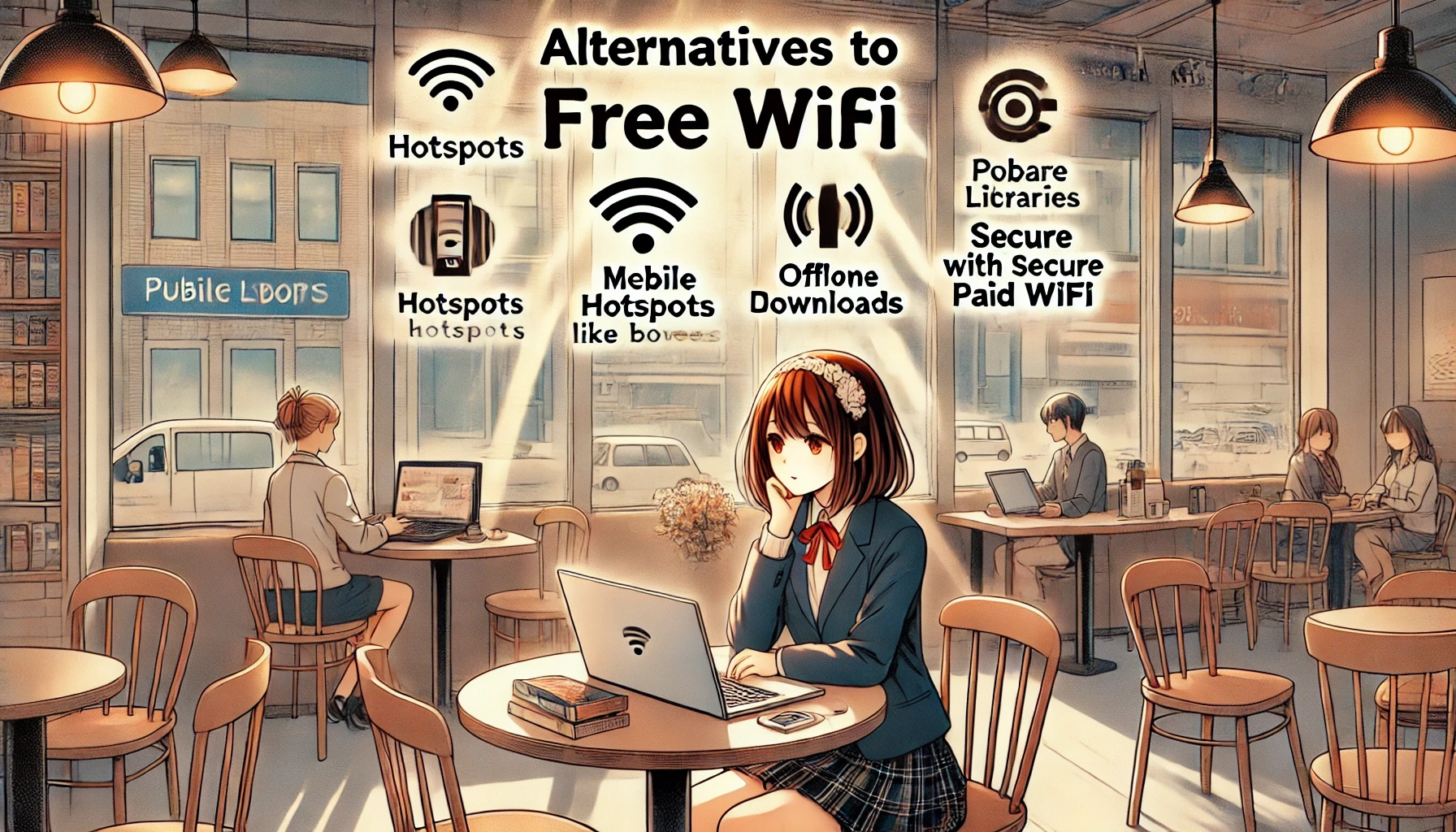 Free WiFiが使えない時の便利な代替案