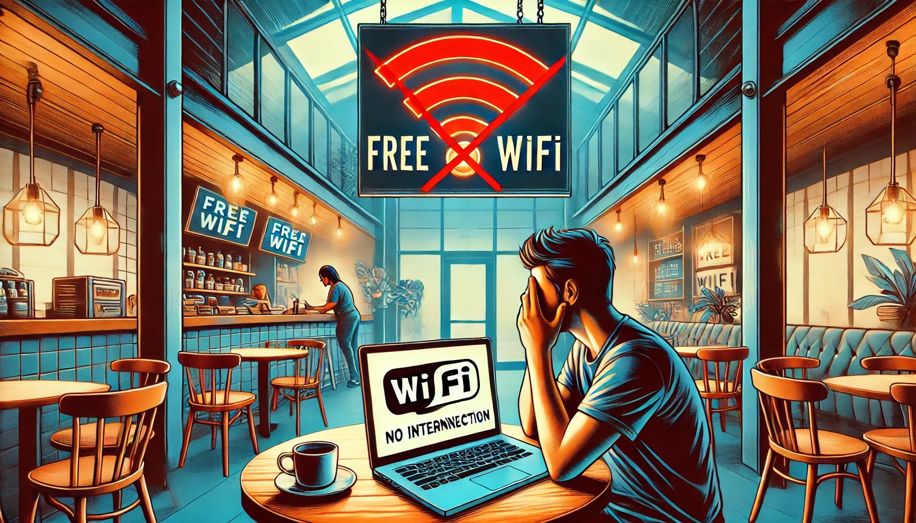 free WiFiが使えない