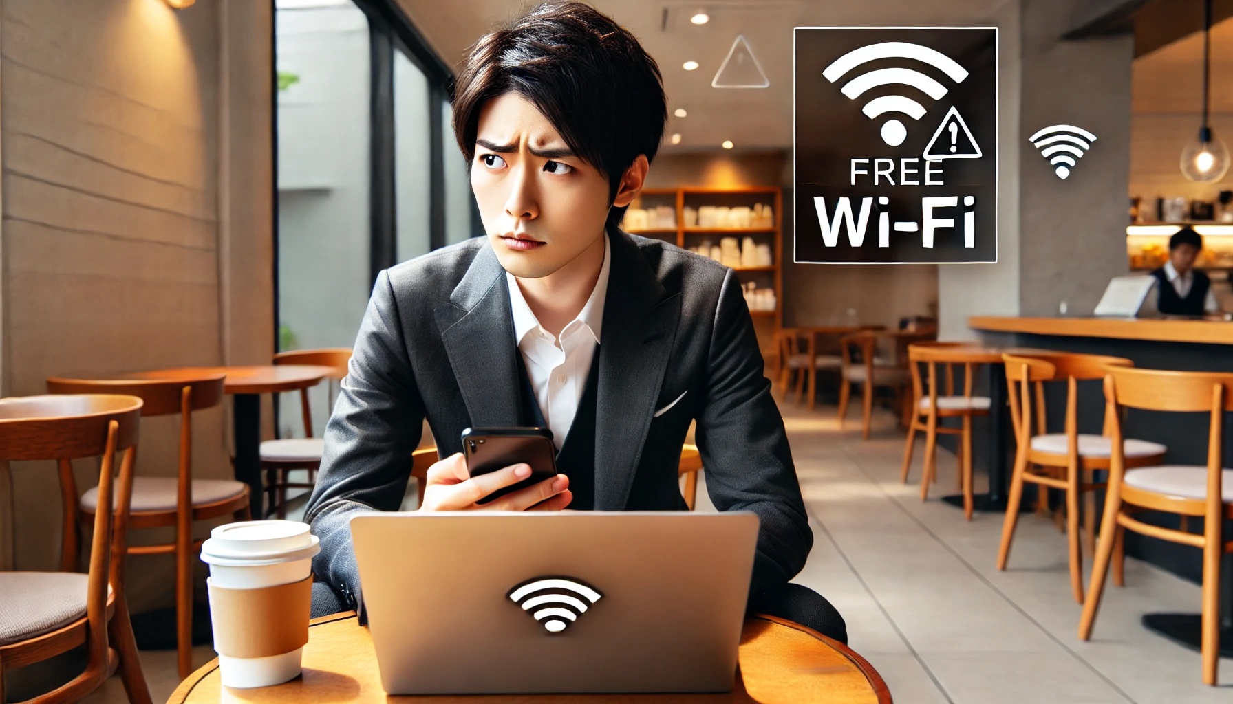 フリーWifi使用時の注意点