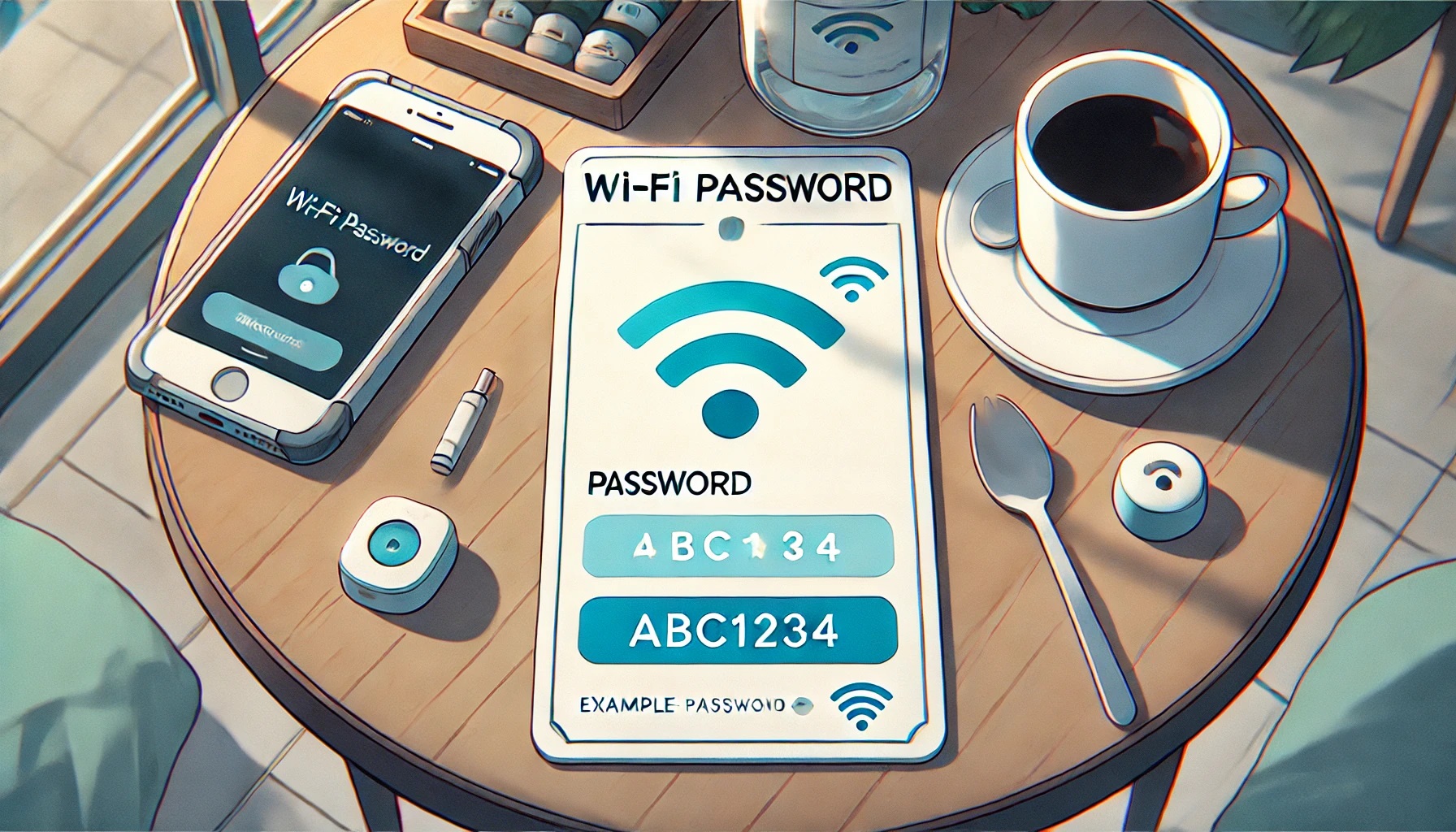 便利なWi-Fiパスワード案内