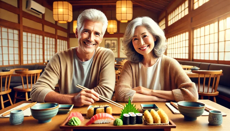 食事はバイキングで楽しむ