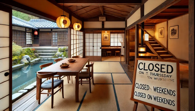 利用は平日（月～木）のみで除外日あり