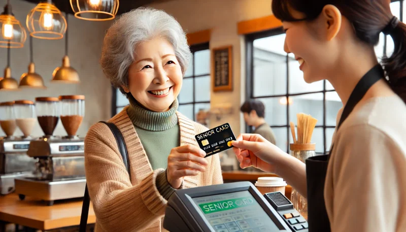 シニアカードの提示タイミングは？