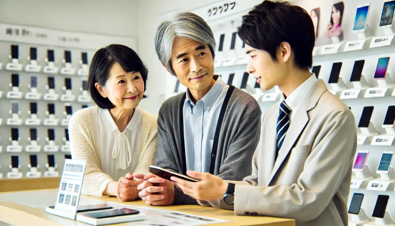 サポートで安心なドコモの強み