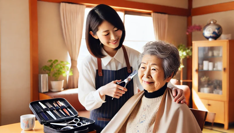訪問理容シニア向けサービス