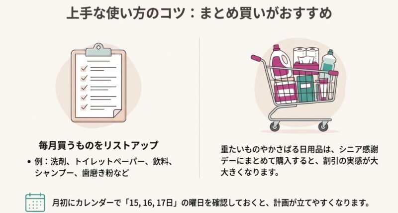 まとめ買いがおすすめ