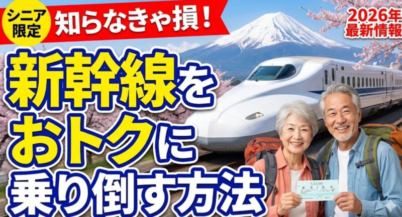 新幹線 シニア 乗り放題